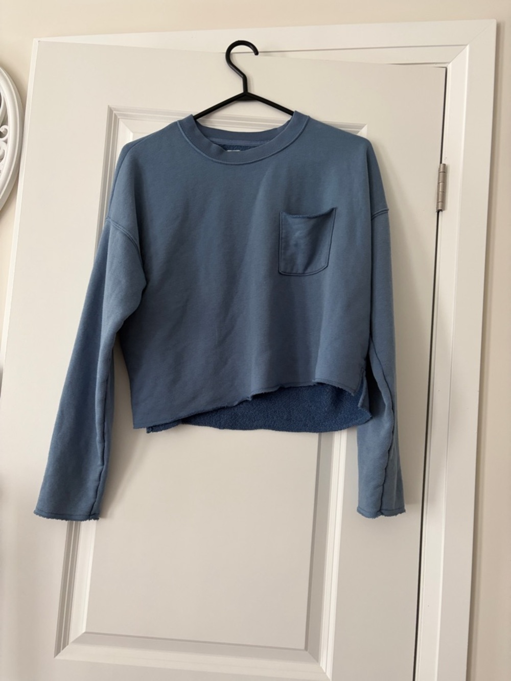 aerie Blue Cropped LS